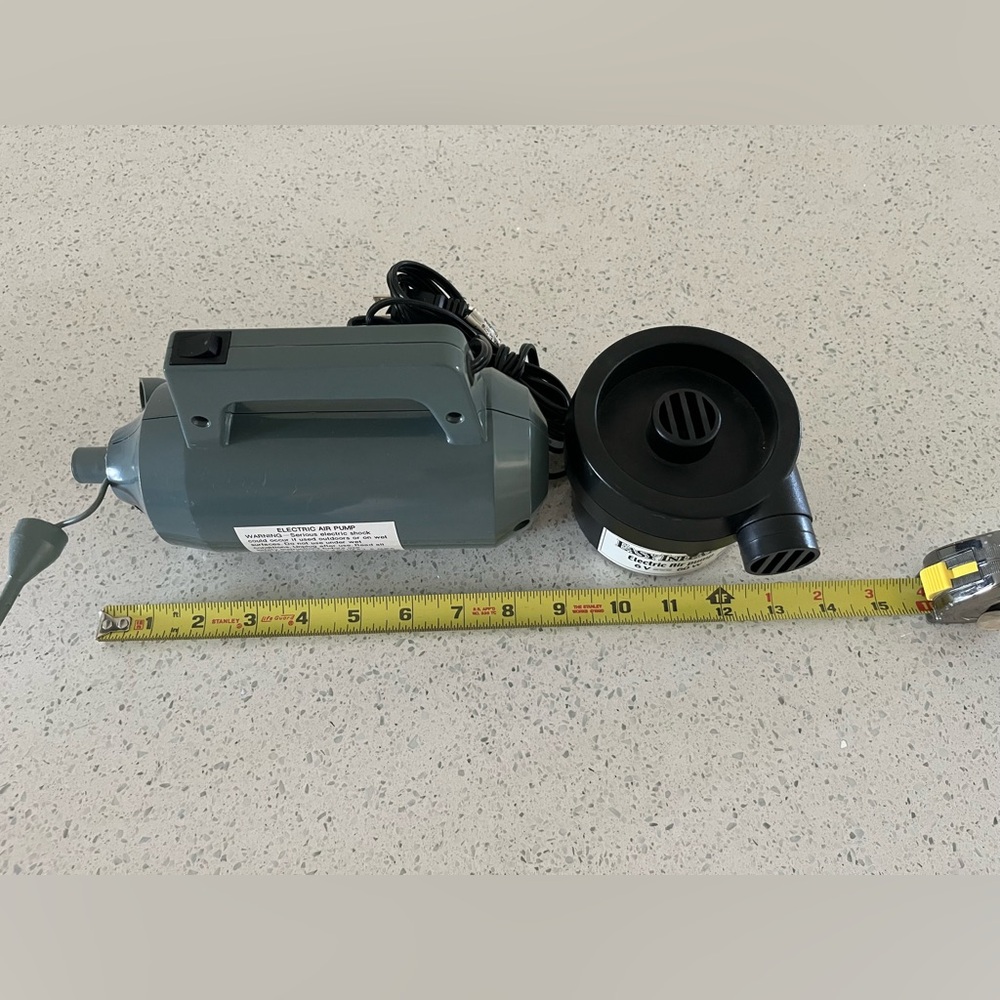 120V AC Electric Intex gray Air Pump and 6 V (60 W)  GoSports (Blk) w/o charger